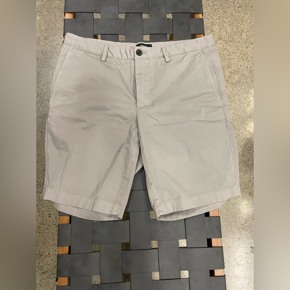 Men’s Theory Cotton Blend Shorts